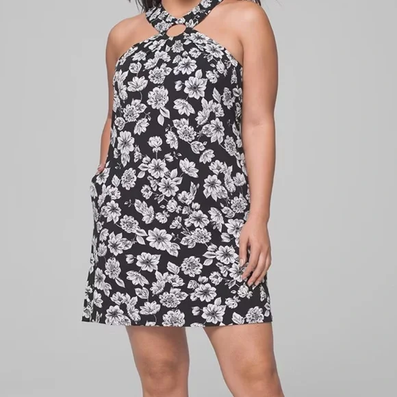 Soma | Dresses | Soma Halter Ring Dress With Builtin Bra | Poshmark